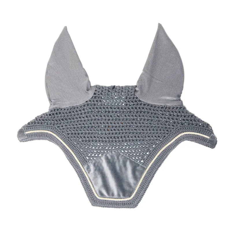 Kentucky Horsewear Kentucky Fly Veil Wellington Basic Velvet Grey 1 Kentucky Horsewear Kentucky Fly Veil Wellington Basic Velvet Grey