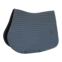 Kentucky Horsewear Kentucky Saddle Pad Pearls Show Jumping Grey