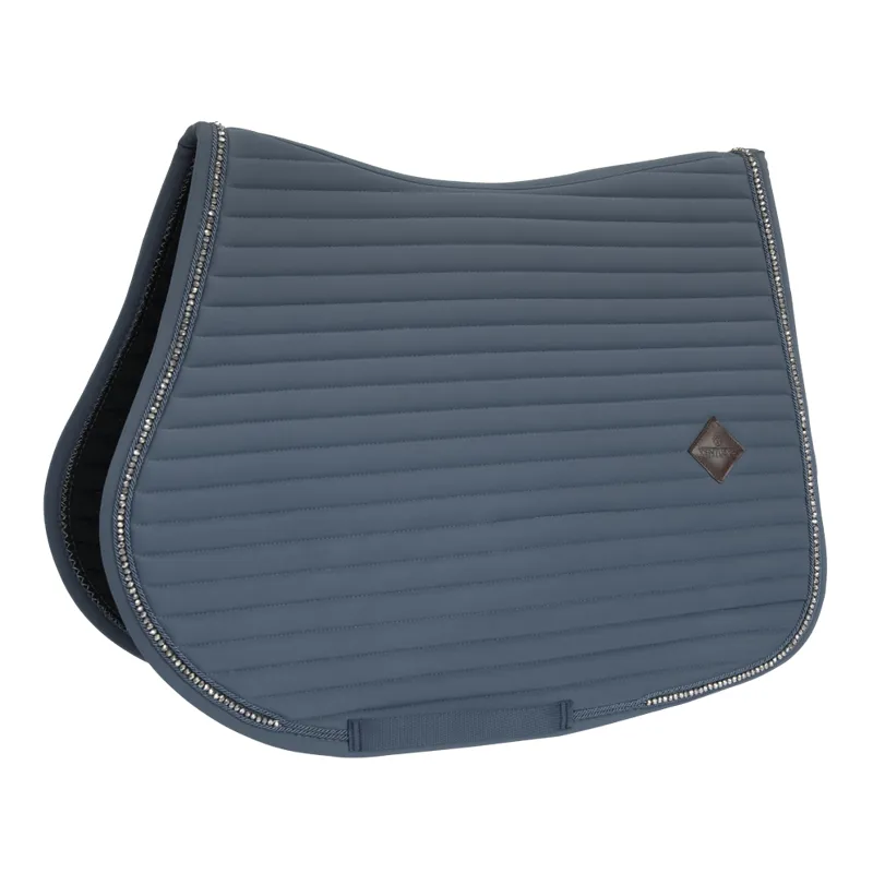 Kentucky Horsewear Kentucky Saddle Pad Pearls Show Jumping Grey 1 Kentucky Horsewear Kentucky Saddle Pad Pearls Show Jumping Grey