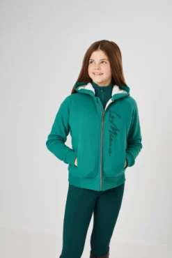 LeMieux Hollie Sherpa Lined Hoodie Evergreen -Fournitures Équestres Boutique g7 3