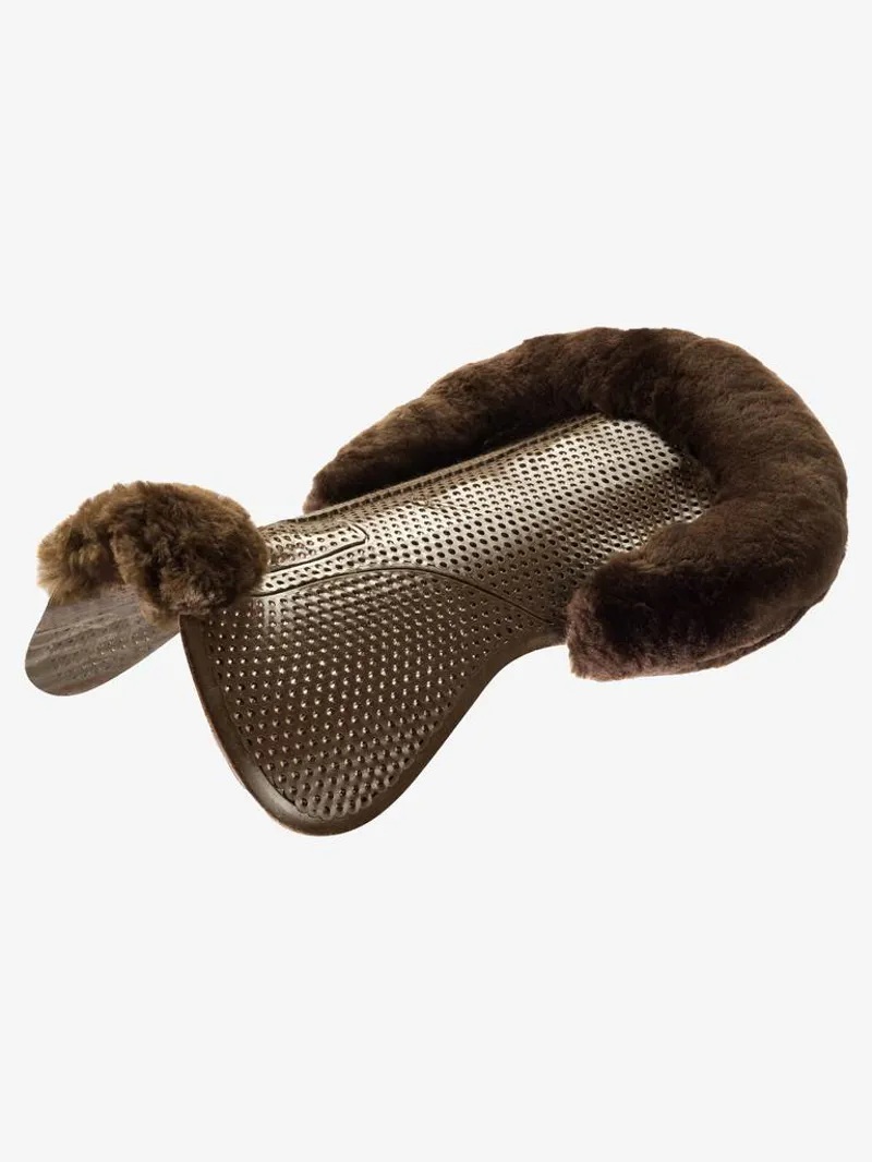 LeMieux Acavallo Just Gel Lambskin Half Pad Brown 1 LeMieux Acavallo Just Gel Lambskin Half Pad Brown