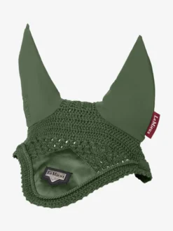 LeMieux Loire Satin Fly Hood Hunter Green -Fournitures Équestres Boutique green