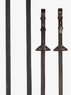LeMieux Soft Rubber Reins Havana/Black