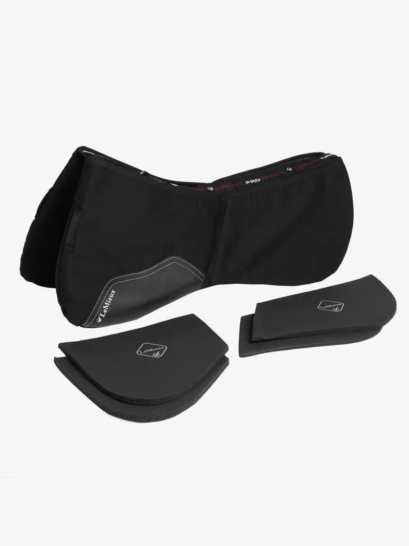 LeMieux Pro-Sorb Plain Half Pad Black 3 LeMieux Pro-Sorb Plain Half Pad Black – Image 3