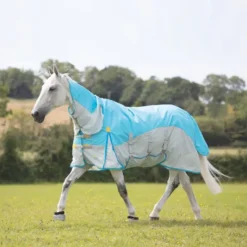 Highlander Plus Waterproof Fly Rug In BLUE
