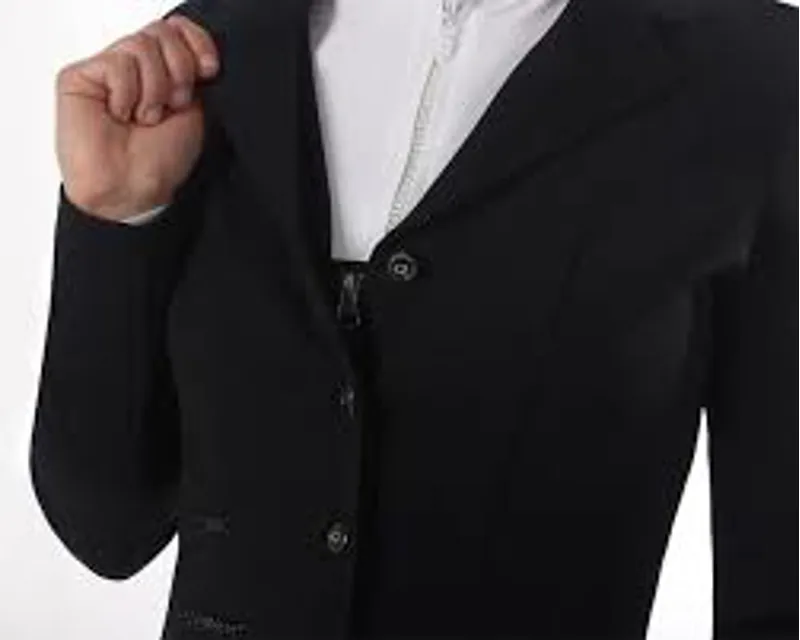 QHP Competition Jacket Juliet Black 2 QHP Competition Jacket Juliet Black – Image 2