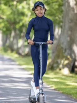 LeMieux Youth Pull On Breech Indigo