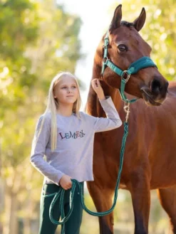 LeMieux Mini Jamie Long Sleeve Top Grey