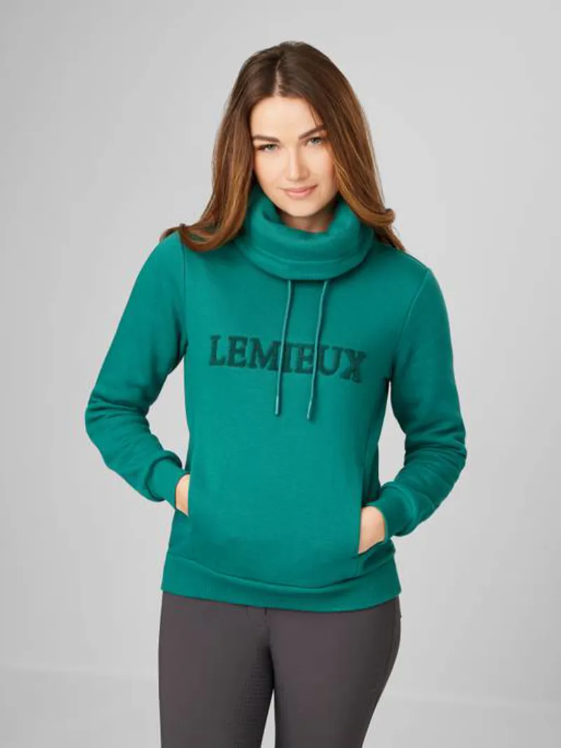 Le Mieux Adele Funnel Neck Sweat Evergreen 1 Le Mieux Adele Funnel Neck Sweat Evergreen