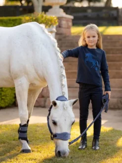 LeMieux Mini Jamie Long Sleeve Top Navy