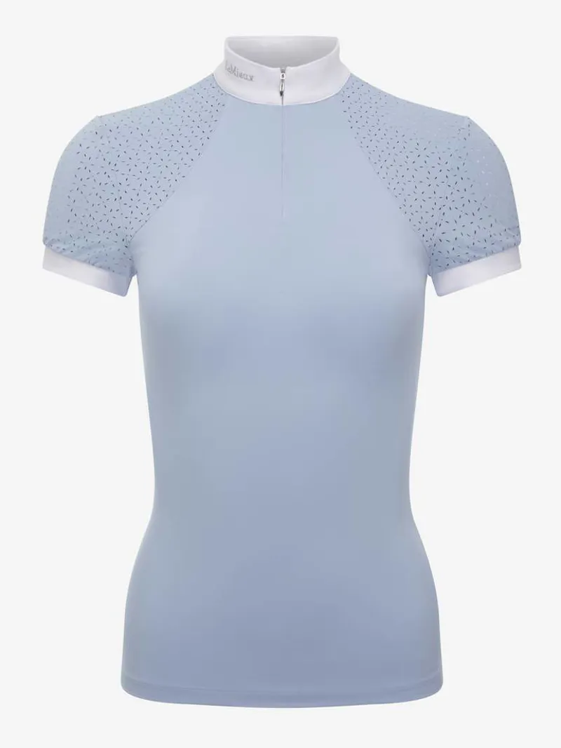 LeMieux Olivia Short Sleeve Show Shirt Mist 6 LeMieux Olivia Short Sleeve Show Shirt Mist – Image 6