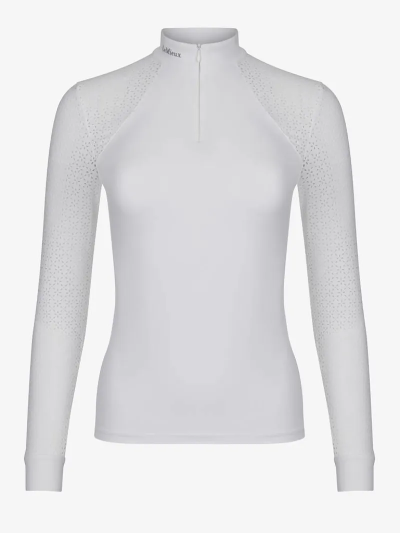 LeMieux Olivia Show Shirt Long Sleeve White 6 LeMieux Olivia Show Shirt Long Sleeve White – Image 6