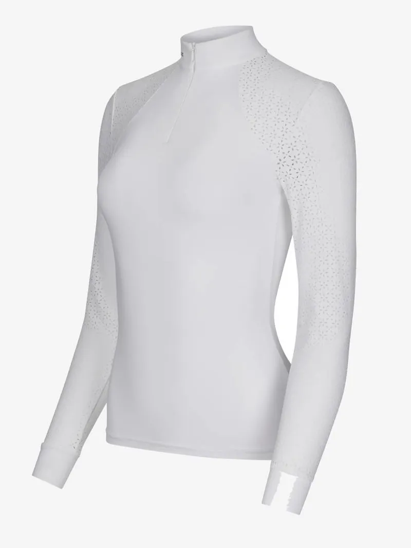 LeMieux Olivia Show Shirt Long Sleeve White 4 LeMieux Olivia Show Shirt Long Sleeve White – Image 4