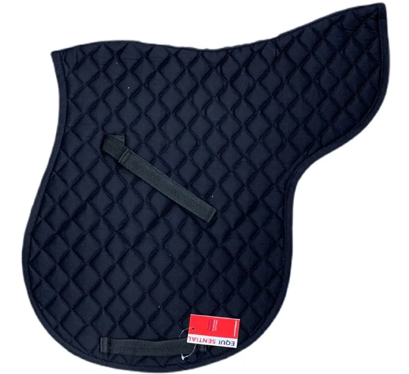 Equisential Cotton Numnah Black 1 Equisential Cotton Numnah Black