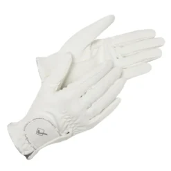 LeMieux Pro Touch Classic Riding Gloves White
