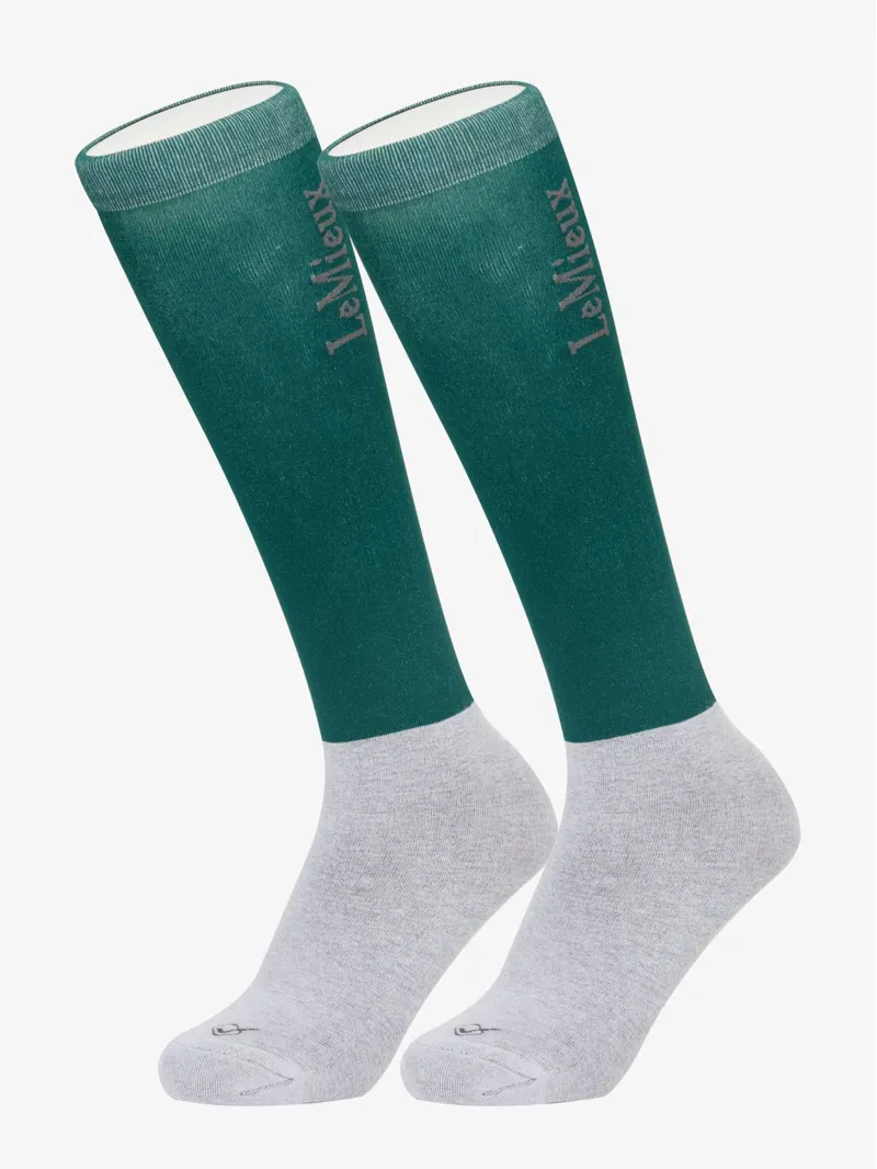Le Mieux Competition Socks Spruce Twin Pack 1 Le Mieux Competition Socks Spruce Twin Pack