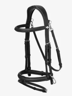 LeMieux Kudos Work Bridle Black -Fournitures Équestres Boutique lm bridles black hr