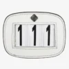 LeMieux Saddle Number Holder Square White Plain