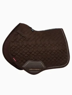 Le Mieux Crystal Suede Close Contact Square Brown 6 Le Mieux Crystal Suede Close Contact Square Brown -Fournitures Équestres Boutique lm saddlepad suede diamante cc brown hr 1 copy