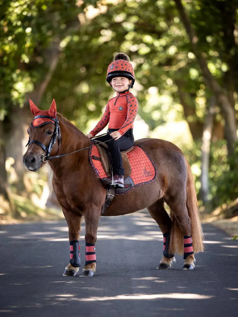 LeMieux Mini Fly Hood Sienna 1 LeMieux Mini Fly Hood Sienna