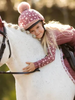 LeMieux Mini Hat Silk Orchid One Size