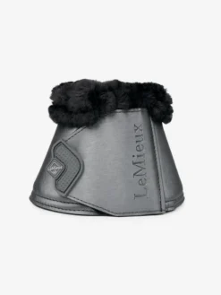 LeMieux Fleece Edged Overreach Boot Steel Brushed Grey