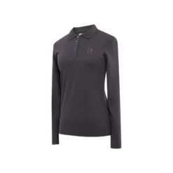 Samshield Erina Long Sleeved Polo Dark Shadow -Fournitures Équestres Boutique p