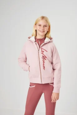 LeMieux Hollie Sherpa Lined Hoodie Pink Quartz -Fournitures Équestres Boutique p7