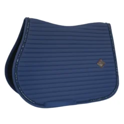 Kentucky Horsewear Kentucky Saddle Pad Pearls Show Jumping Navy
