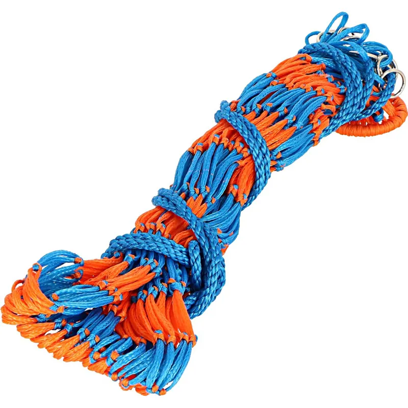 Shires 40 Inch Deluxe Haynet In Blue/Orange 1 Shires 40 Inch Deluxe Haynet In Blue/Orange