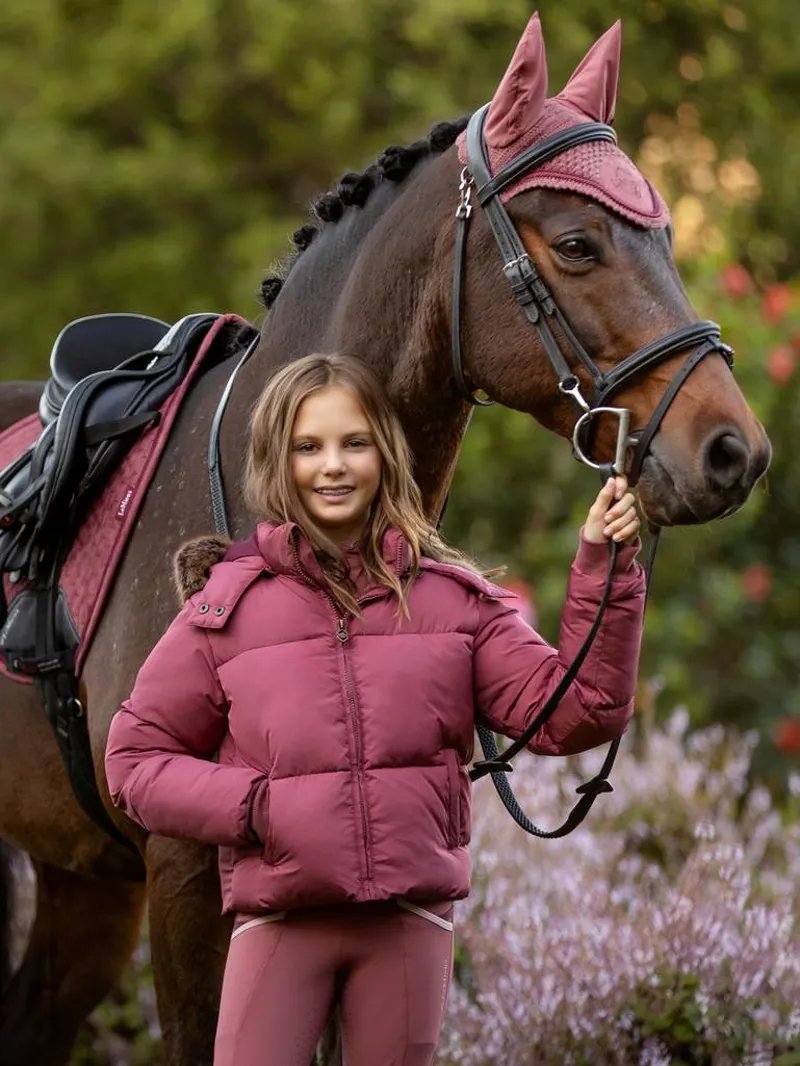 LeMieux Young Rider Gia Puffer Jacket Orchid 2 LeMieux Young Rider Gia Puffer Jacket Orchid – Image 2