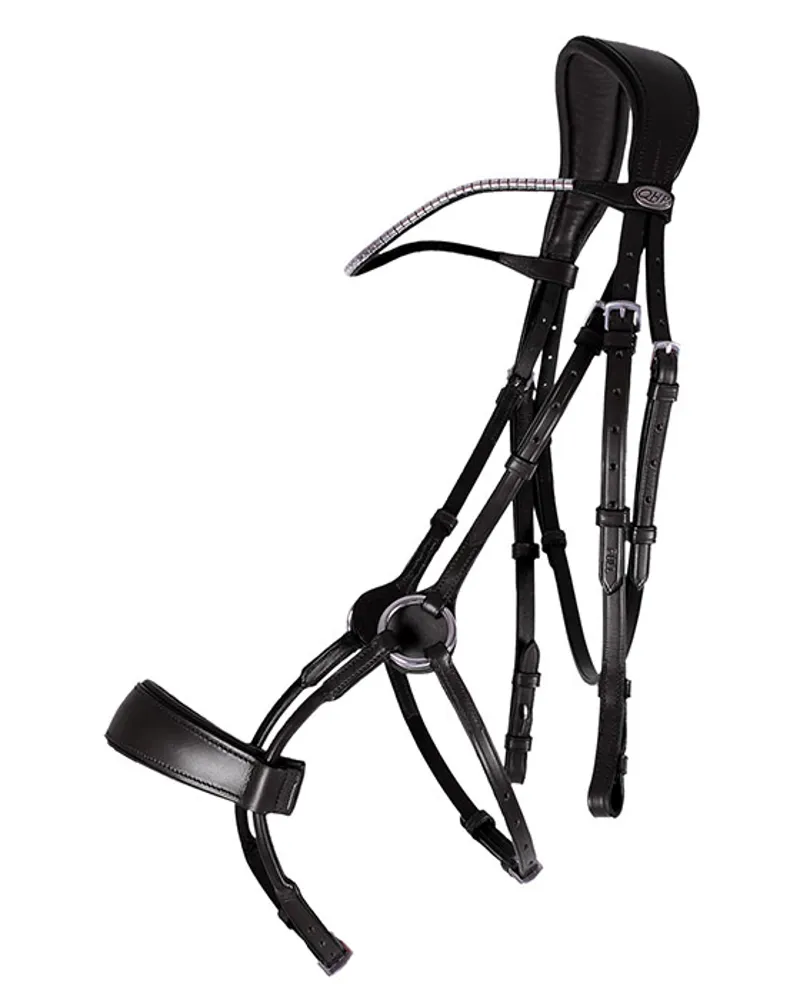 QHP Sedna Bridle Black Size Pony 2 QHP Sedna Bridle Black Size Pony – Image 2