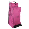 QHP Combi Boots/Helmet Bag Pink/Grey