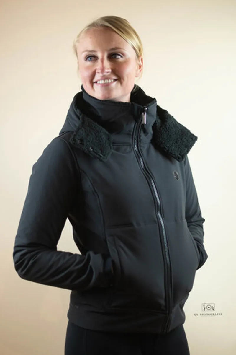 Samshield Reversible Shearling Softshell Jacket Black 2 Samshield Reversible Shearling Softshell Jacket Black – Image 2