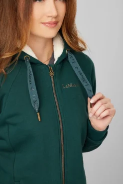 LeMieux Sherpa Lined Lily Hoodie Spruce 22 LeMieux Sherpa Lined Lily Hoodie Spruce -Fournitures Équestres Boutique s11 2