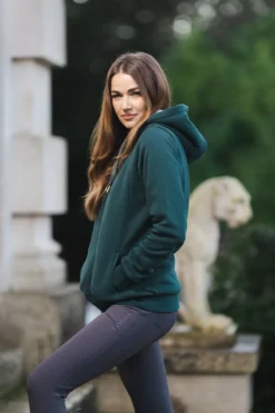 LeMieux Sherpa Lined Lily Hoodie Spruce 15 LeMieux Sherpa Lined Lily Hoodie Spruce -Fournitures Équestres Boutique s4 3