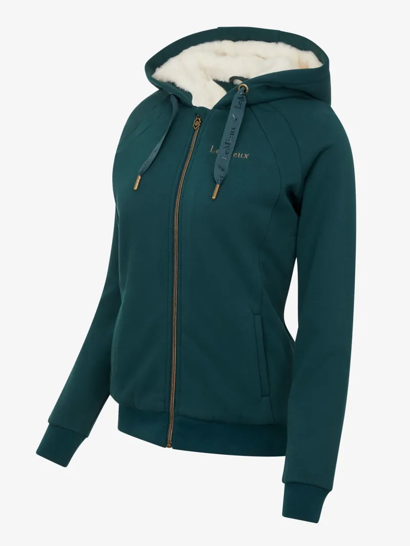 LeMieux Sherpa Lined Lily Hoodie Spruce 6 LeMieux Sherpa Lined Lily Hoodie Spruce – Image 6