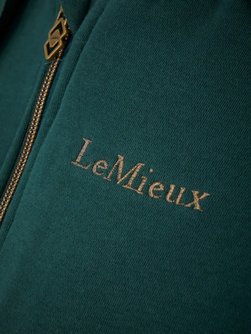 LeMieux Sherpa Lined Lily Hoodie Spruce 8 LeMieux Sherpa Lined Lily Hoodie Spruce – Image 8