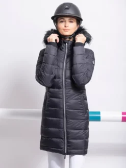 Everest Long Down Jacket Dark Shadow/Black Chrome