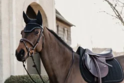 Kentucky Horsewear Kentucky Fly Veil Wellington Glitter Stone Black -Fournitures Équestres Boutique sb3