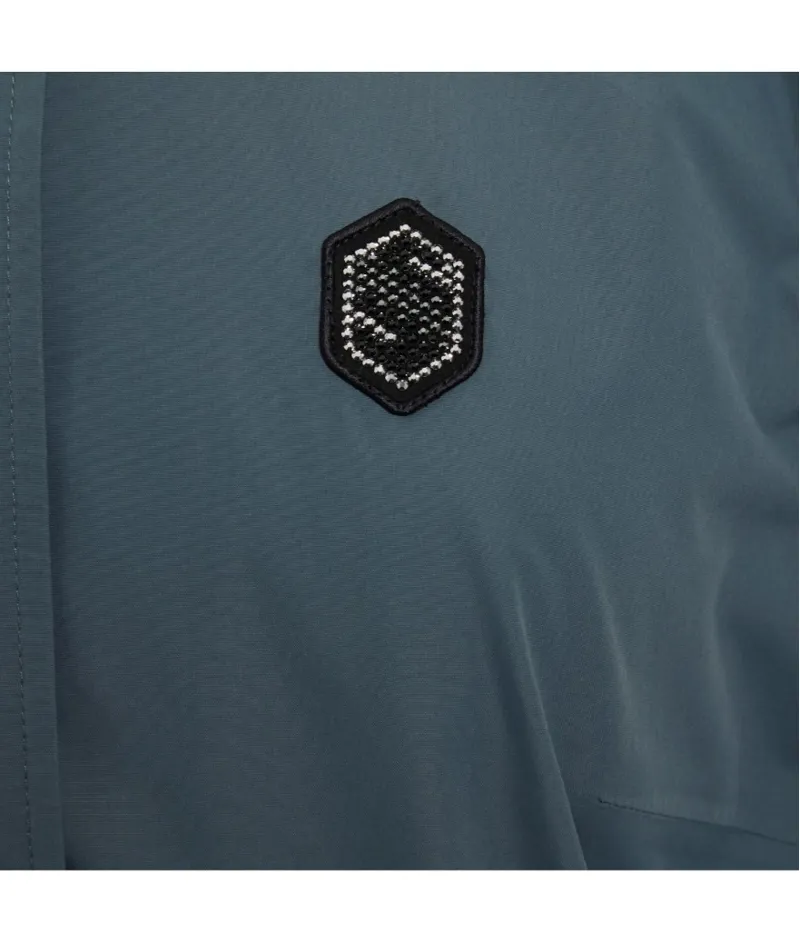 Samshield Ines Short Rain Coat SS23 Steel Grey 2 Samshield Ines Short Rain Coat SS23 Steel Grey – Image 2