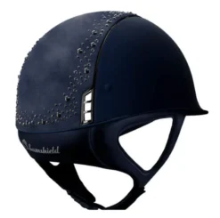 Custom Samshield Helmet - Shadowmatt Blue With Blue Pearls L
