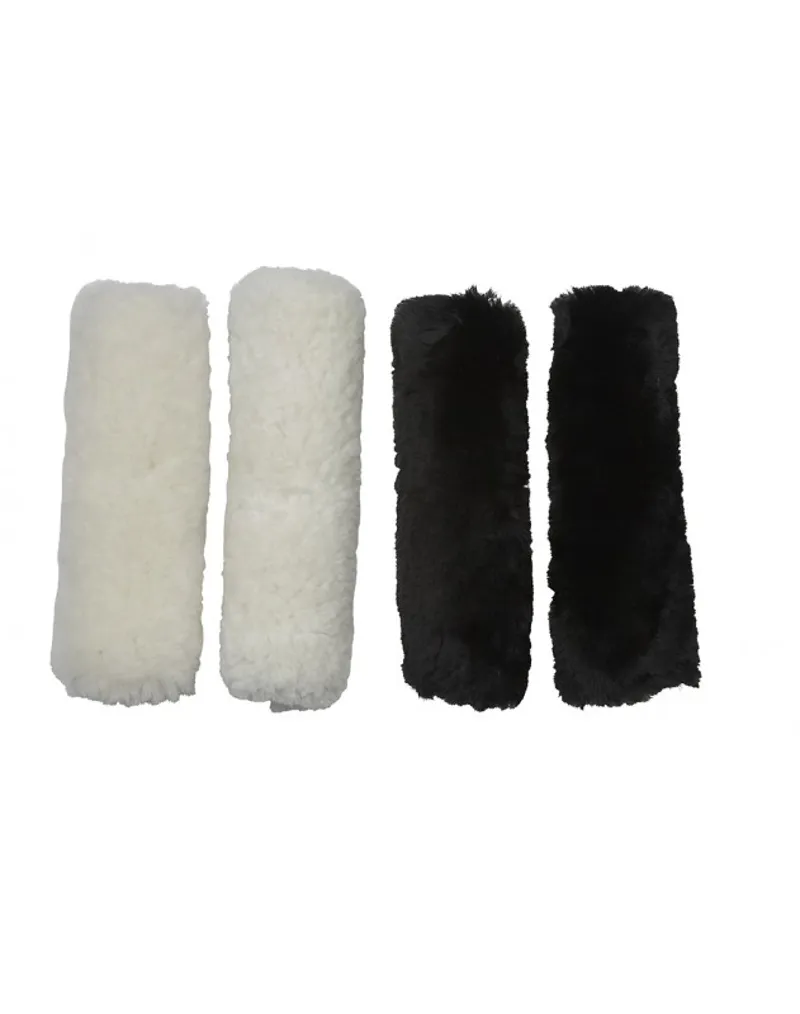 Cameo Equine Synthetic Lambswool Cheekpieces Brown 1 Cameo Equine Synthetic Lambswool Cheekpieces Brown