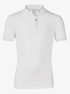 LeMieux Youth Show Shirt With Bib White/White 9 LeMieux Youth Show Shirt With Bib White/White -Fournitures Équestres Boutique shirt20w