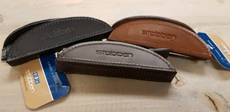 Stubben Leather Blinkers Black 1 Stubben Leather Blinkers Black