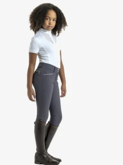 LeMieux Youth Show Shirt With Bib White/White