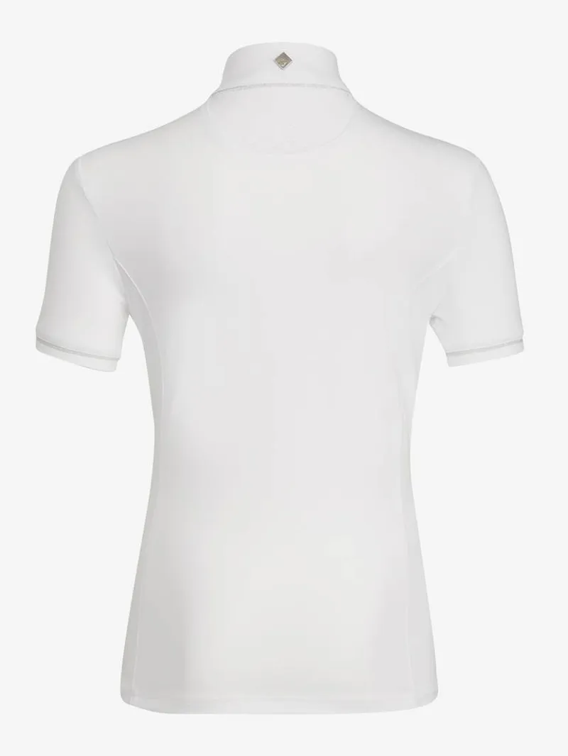 LeMieux Youth Show Shirt With Bib White/White 4 LeMieux Youth Show Shirt With Bib White/White – Image 4