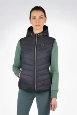 Samshield Alta Badia DownVest SS22 Black/RoseGold XXS -Fournitures Équestres Boutique ver
