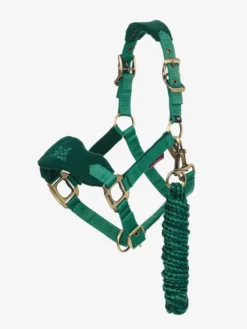 LeMieux Mini Vogue Headcollar And Leadrope Evergreen 5 LeMieux Mini Vogue Headcollar And Leadrope Evergreen -Fournitures Équestres Boutique w 11