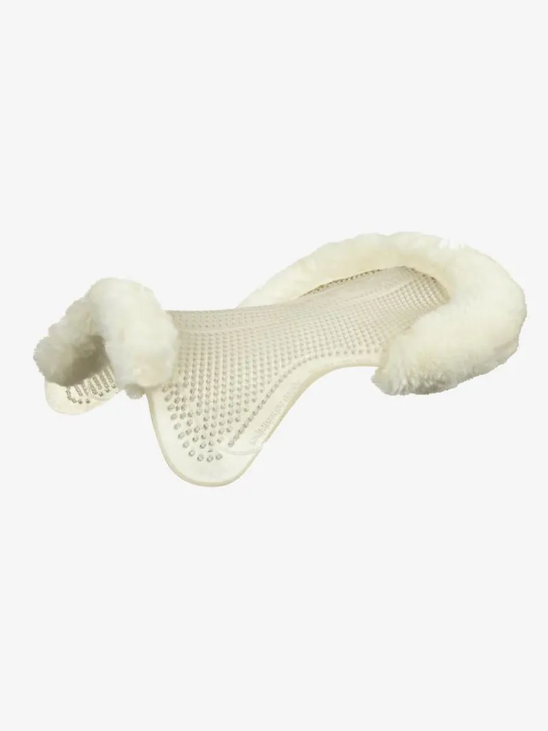 LeMieux Acavallo Just Gel Lambskin Half Pad White 1 LeMieux Acavallo Just Gel Lambskin Half Pad White